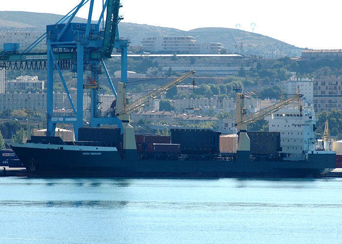 Photograph of the vessel  Regina Eberhardt pictured in Marseille on 10th August 2008