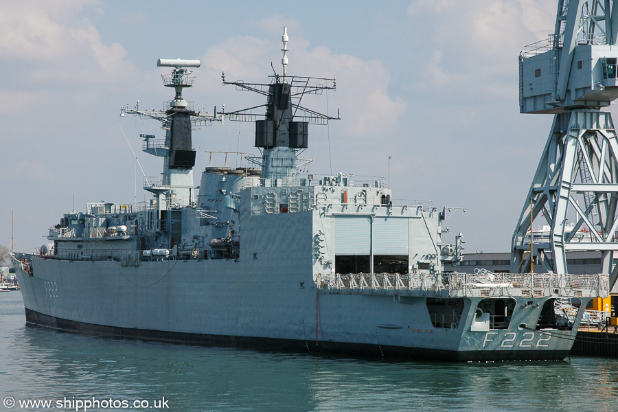 Photograph of the vessel ROS Regina Maria pictured in Portsmouth Naval Base on 26th March 2005