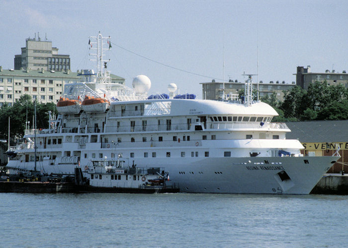 Photograph of the vessel  Regina Renaissance pictured at Rouen on 16th August 1997