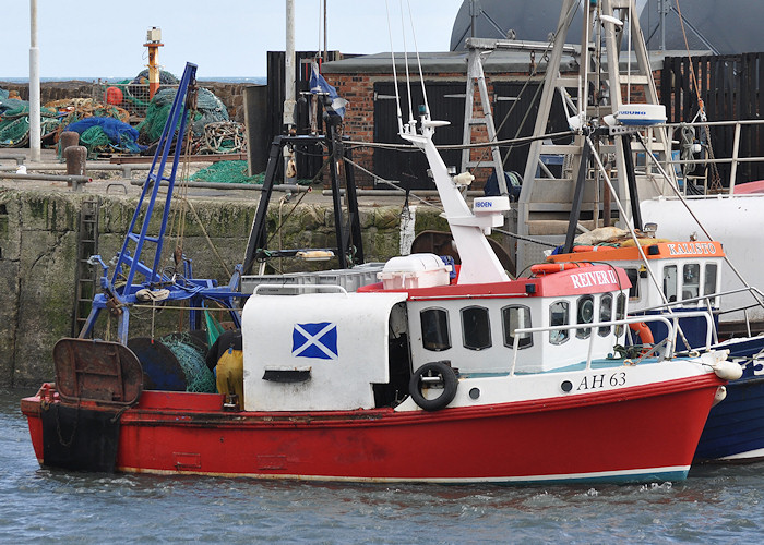 Photograph of the vessel fv Reiver II pictured at Pittenweem on 17th September 2012