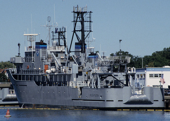 Photograph of the vessel rv Relentless pictured laid up at Norfolk on 20th September 1994