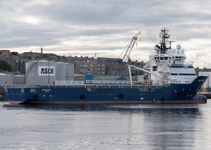 Photograph of the vessel  Rem Provider pictured at Aberdeen on 11th October 2014