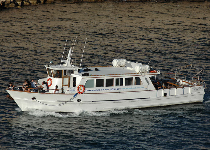 Photograph of the vessel  Révellata 1 pictured at Marseille on 9th August 2008