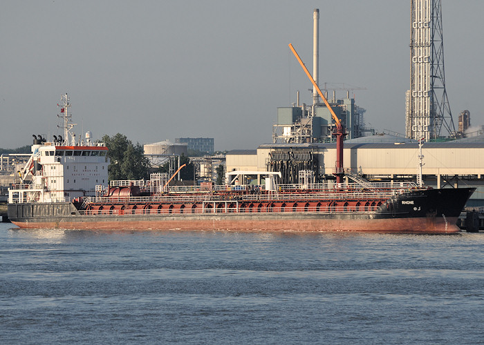 Photograph of the vessel  Rhone pictured in 1e Petroleumhaven, Rotterdam on 26th June 2012