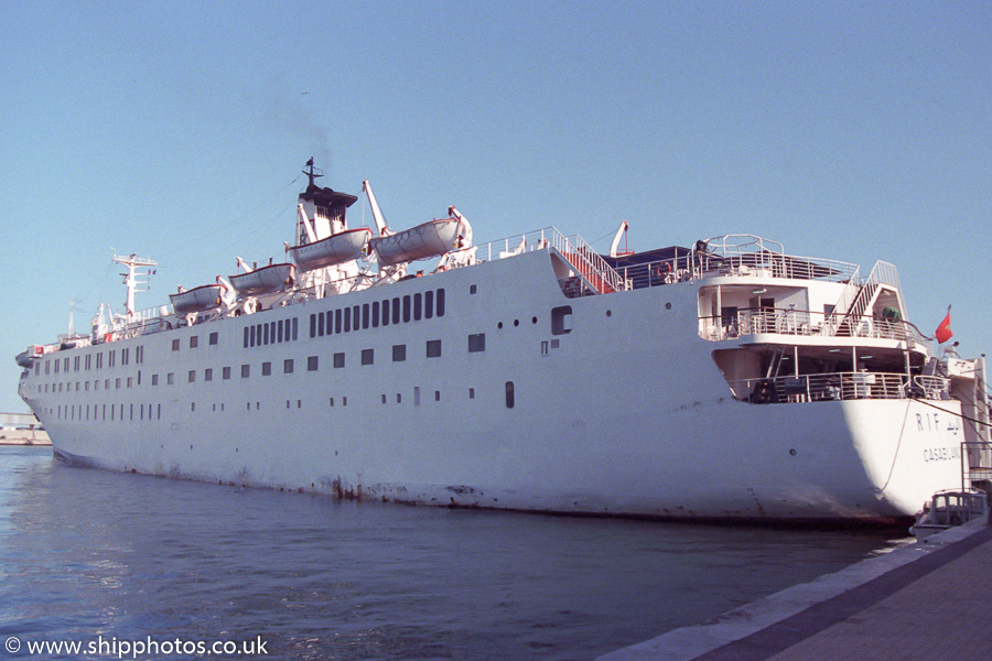 Photograph of the vessel  Rif pictured at Sète on 18th August 1989