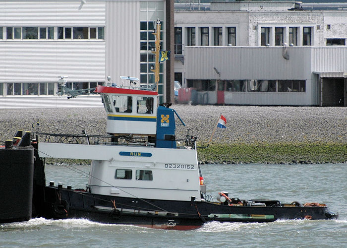 Photograph of the vessel  Rijn pictured passing Vlaardingen on 19th June 2010