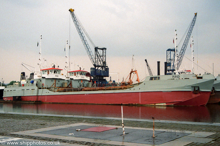 Photograph of the vessel  Rind pictured at Trafford on 18th August 2001
