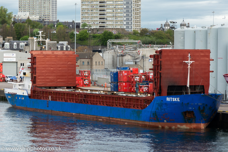 Photograph of the vessel  Ritske pictured at Aberdeen on 22nd May 2015