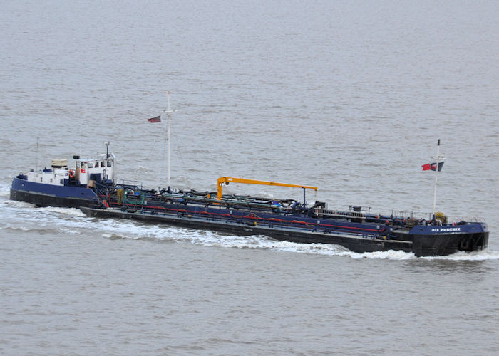 Photograph of the vessel  Rix Phoenix pictured on the River Humber on 23rd June 2011