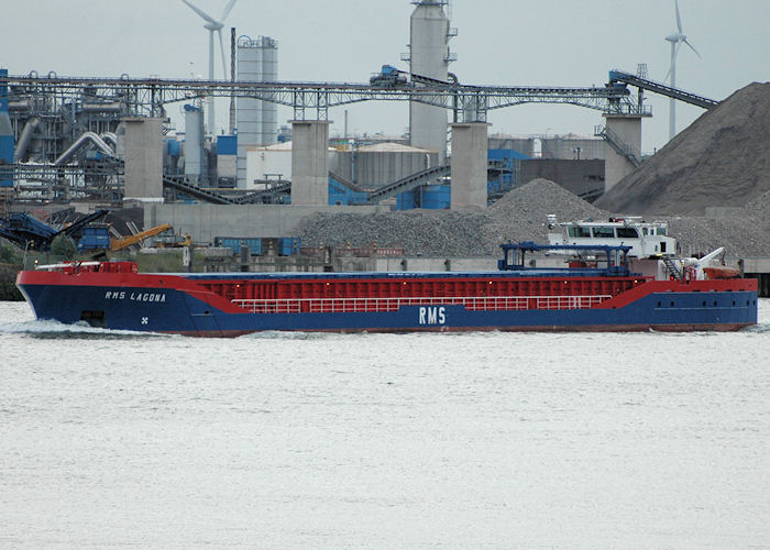 Photograph of the vessel  RMS Lagona pictured passing Vlaardingen on 20th June 2010