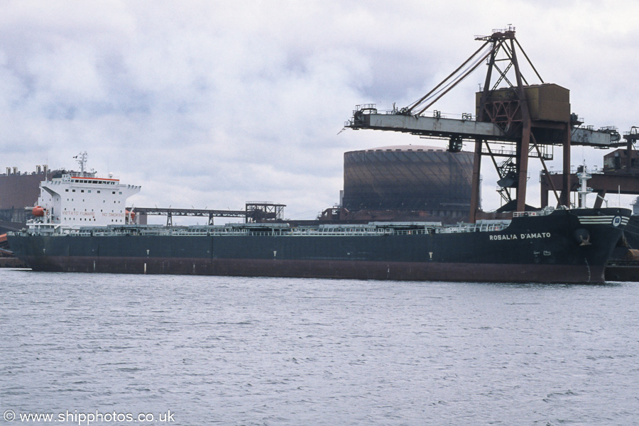 Photograph of the vessel  Rosalia d'Amato pictured at Dunkerque on 22nd June 2002