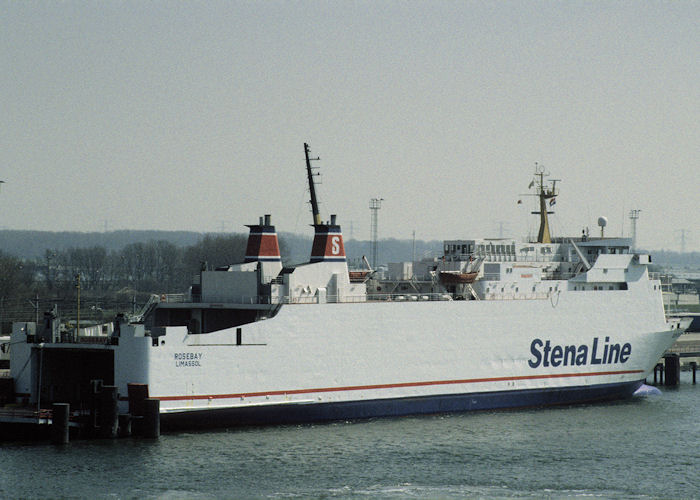 Photograph of the vessel  Rosebay pictured at Hoek van Holland on 15th April 1996