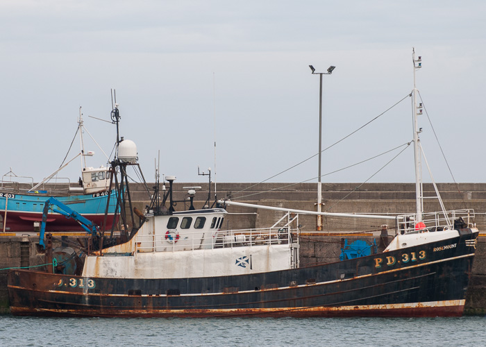 Photograph of the vessel fv Rosemount pictured at Fraserburgh on 5th May 2014