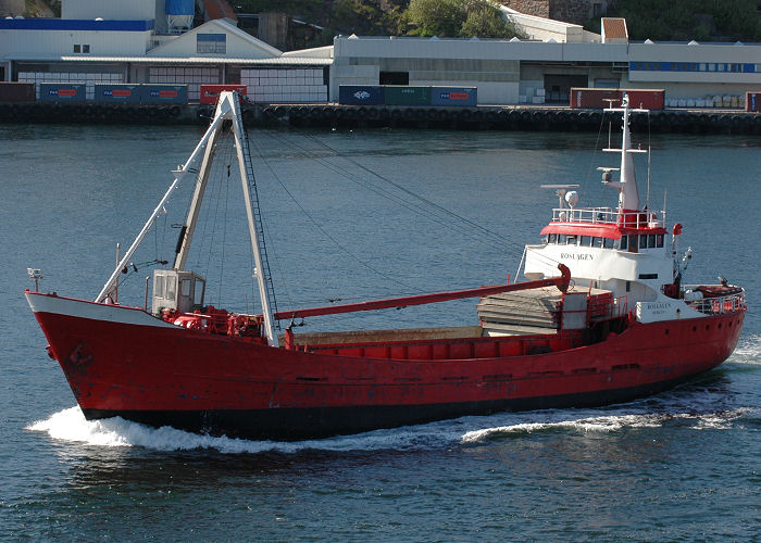 Photograph of the vessel  Roslagen pictured near Bergen on 12th May 2005