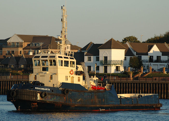 Photograph of the vessel  Rowangarth pictured at North Shields on 26th September 2009