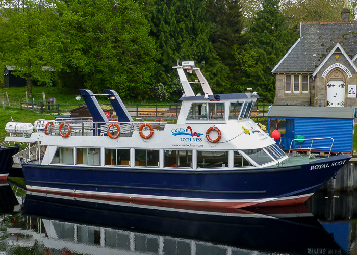Photograph of the vessel  Royal Scot pictured at Fort Augustus on 11th May 2014