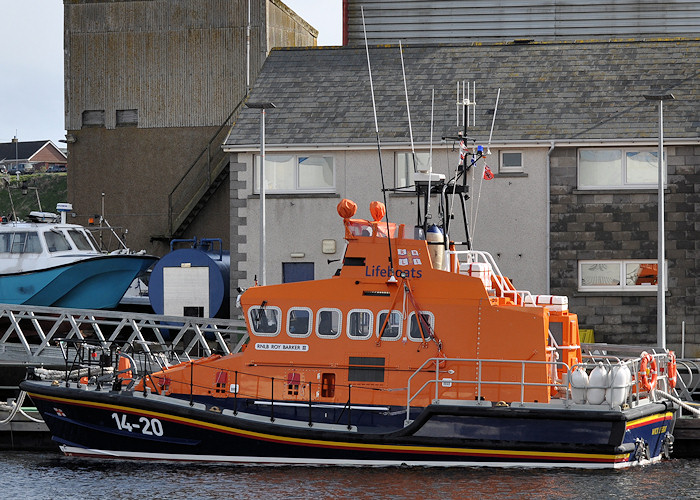 Photograph of the vessel RNLB Roy Barker II pictured at Wick on 11th April 2012