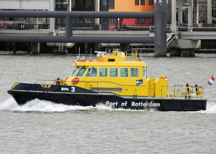 Photograph of the vessel  RPA 3 pictured passing Vlaardingen on 19th June 2010