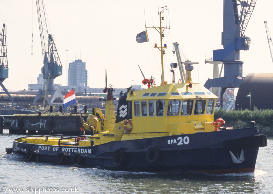  RPA 20 pictured in Rotterdam on 17th June 2002