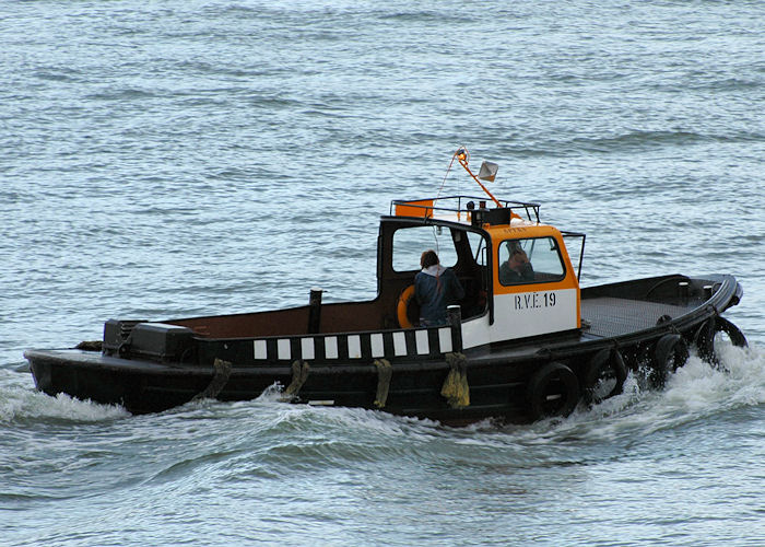 Photograph of the vessel  RVE 19 pictured passing Vlaardingen on 19th June 2010