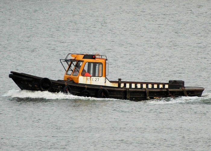 Photograph of the vessel  RVE 27 pictured passing Vlaardingen on 20th June 2010