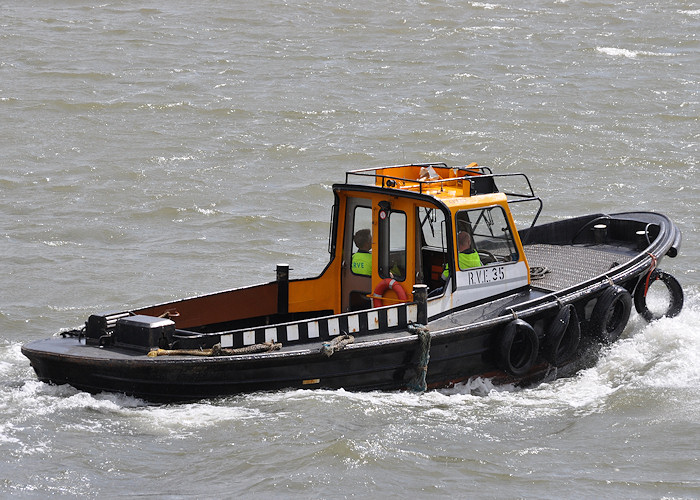 Photograph of the vessel  RVE 35 pictured passing Vlaardingen on 22nd June 2012