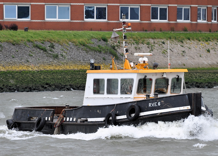 Photograph of the vessel  RVE 6 pictured in Botlek, Rotterdam on 24th June 2012