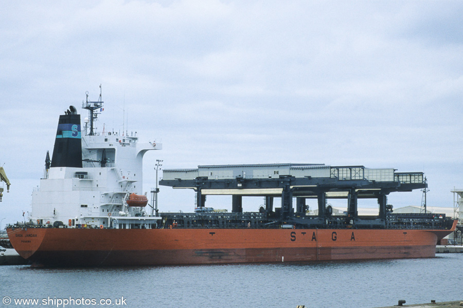 Photograph of the vessel  Saga Jandaia pictured at Dunkerque on 22nd June 2002