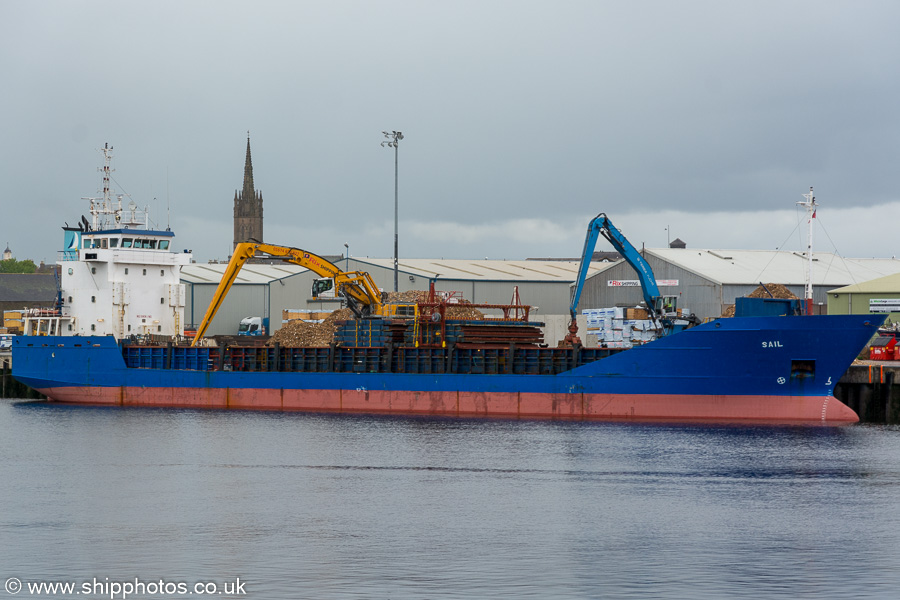 Photograph of the vessel  Sail pictured at Montrose on 27th May 2019