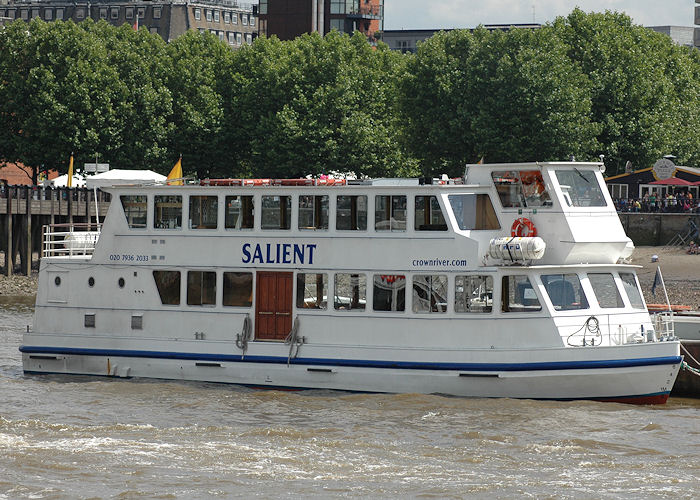 Photograph of the vessel  Salient pictured in London on 14th June 2009