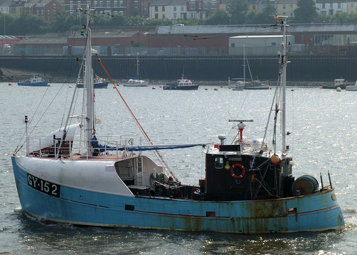 Photograph of the vessel fv Sanrene pictured at North Shields on 23rd August 2013