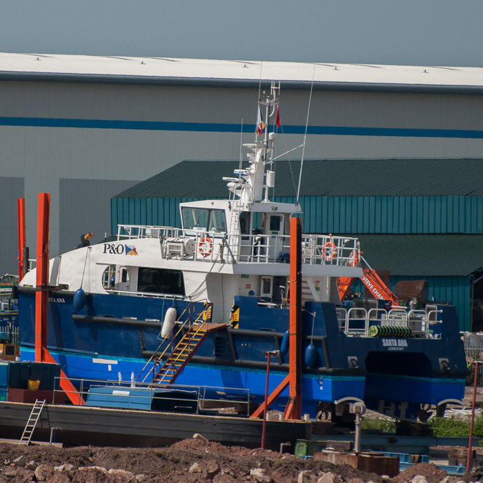 Photograph of the vessel  Santa Ana pictured at Bromborough on 31st May 2014