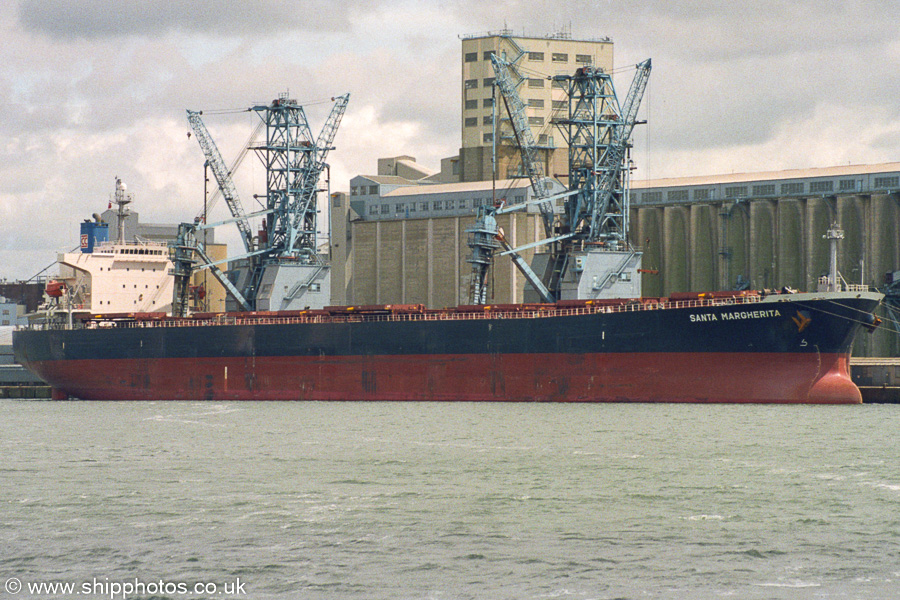 Photograph of the vessel  Santa Margherita pictured in Royal Seaforth Dock, Liverpool on 19th June 2004