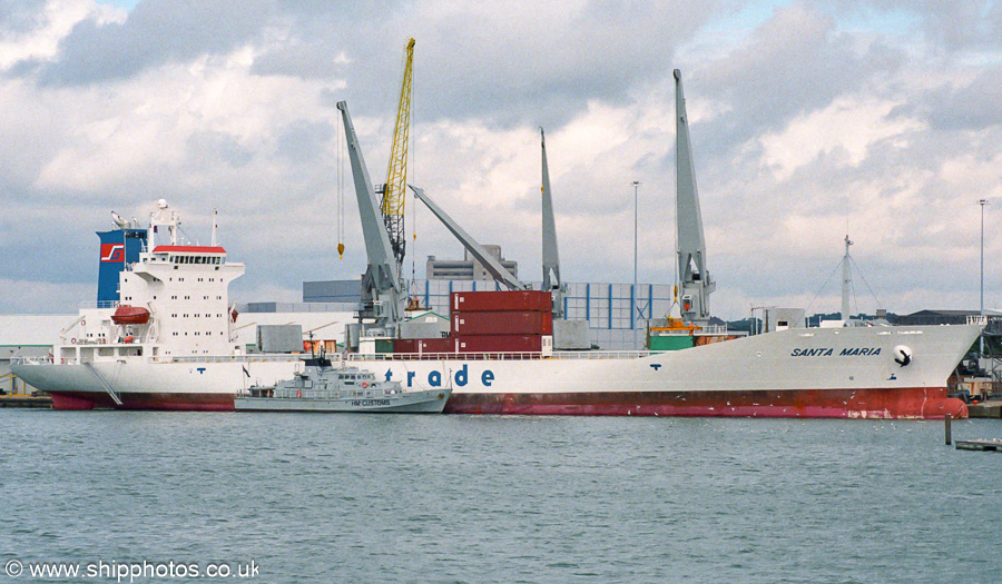 Photograph of the vessel  Santa Maria pictured at Southampton on 22nd July 2001