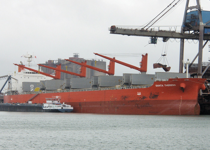 Photograph of the vessel  Santa Theresa pictured at EECV, Calandkanaal, Europoort on 24th June 2012