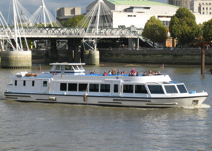 Photograph of the vessel  Sapele pictured in London on 26th October 2009
