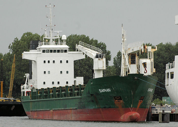 Photograph of the vessel  Saphir pictured in Waalhaven, Rotterdam on 20th June 2010