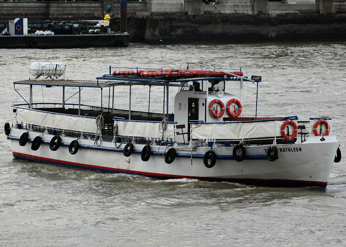 Photograph of the vessel  Sarah Kathleen pictured in London on 10th August 2006