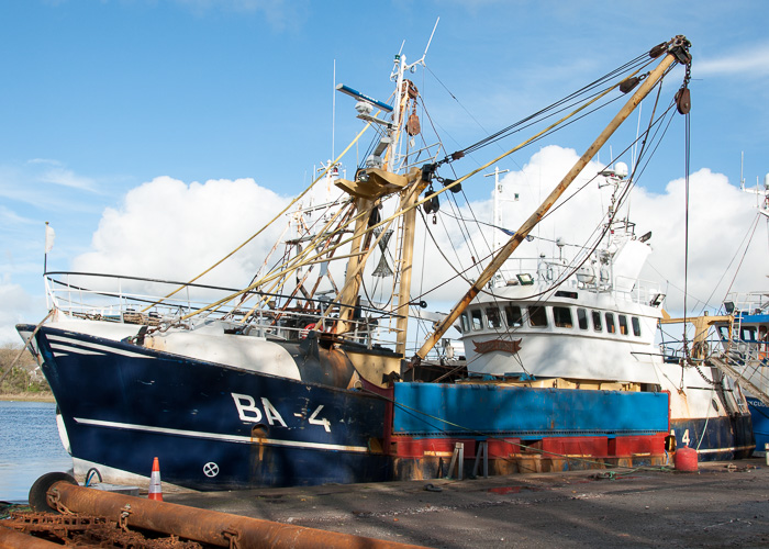 Photograph of the vessel fv Sarah Louise pictured at Kirkcudbright on 7th November 2014