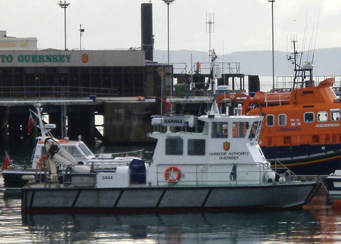 Photograph of the vessel  Sarnia pictured at St. Peter Port on 20th June 2008