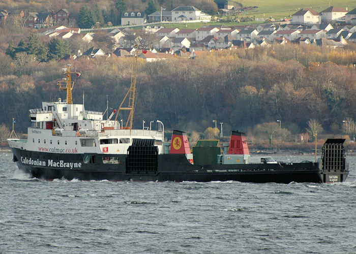 Photograph of the vessel  Saturn pictured departing Dunoon on 20th November 2010