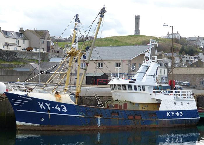 Photograph of the vessel fv Saturnus pictured at Macduff on 6th May 2013