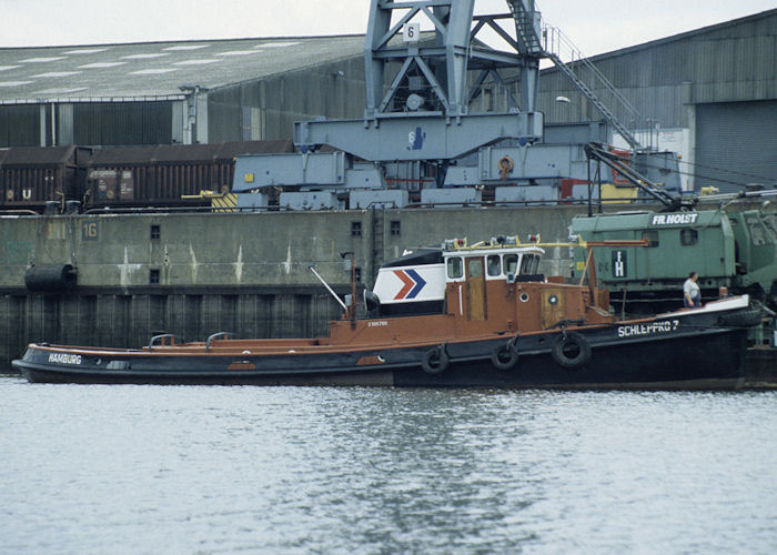 Photograph of the vessel  Schleppko 7 pictured at Hamburg on 9th June 1997