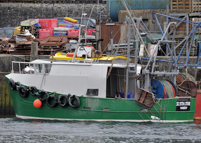Photograph of the vessel fv Scotia Star pictured at Tarbert, Loch Fyne on 3rd June 2012