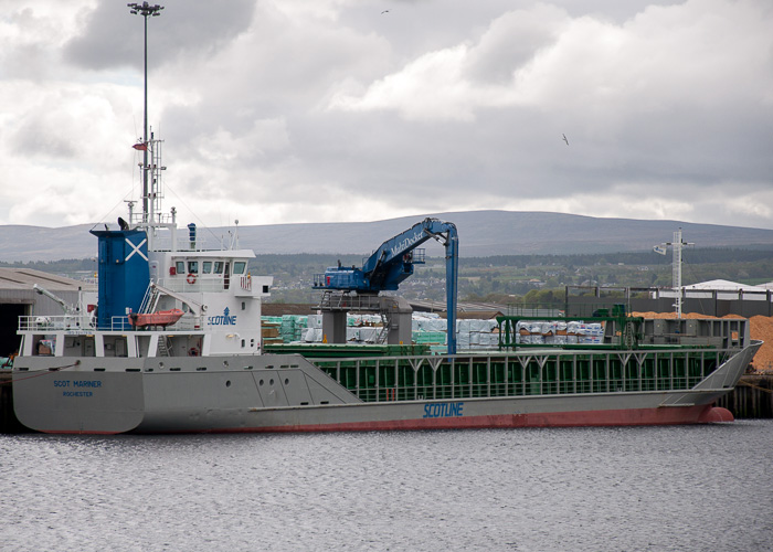 Photograph of the vessel  Scot Mariner pictured at Inverness on 6th May 2014