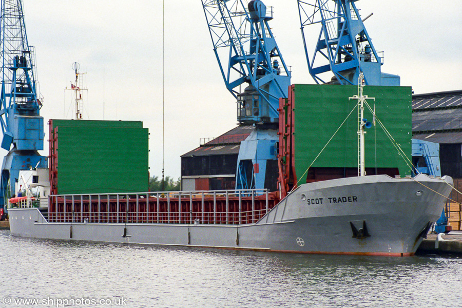 Photograph of the vessel  Scot Trader pictured at Goole on 11th August 2002