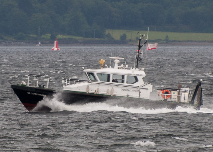 pv SD Clyde Racer pictured on the River Clyde on 11th August 2014