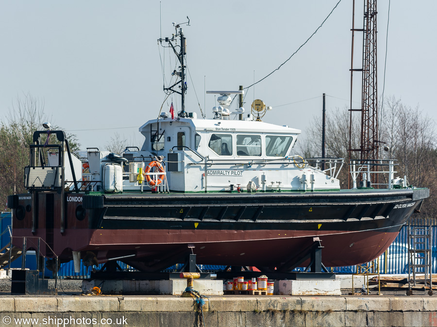 pv SD Clyde Racer pictured in James Watt Dock, Greenock on 26th March 2022