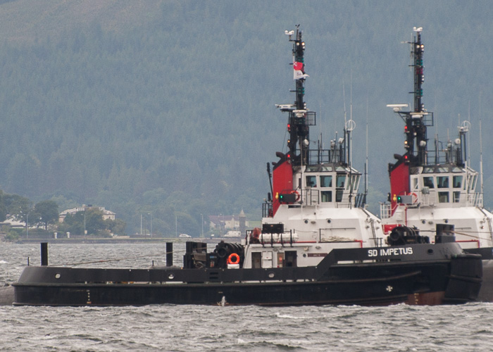  SD Impetus pictured on the River Clyde on 11th August 2014