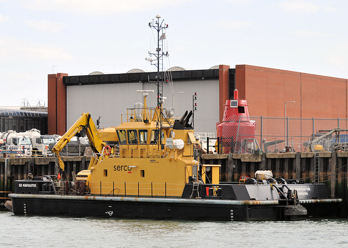 Photograph of the vessel  SD Navigator pictured in Portsmouth Naval Base on 20th July 2012